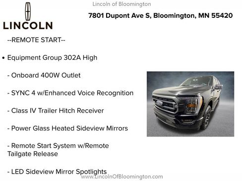 Used 2023 Ford F150 XLT w/ Equipment Group 302A High AWD/4WD image 5