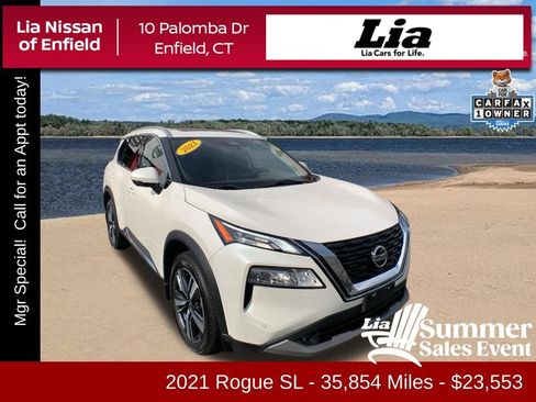 Certified 2021 Nissan Rogue SL w/ Premium Package AWD/4WD image 1