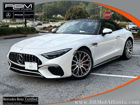 Certified 2024 Mercedes-Benz SL 55 AMG 4MATIC image 1