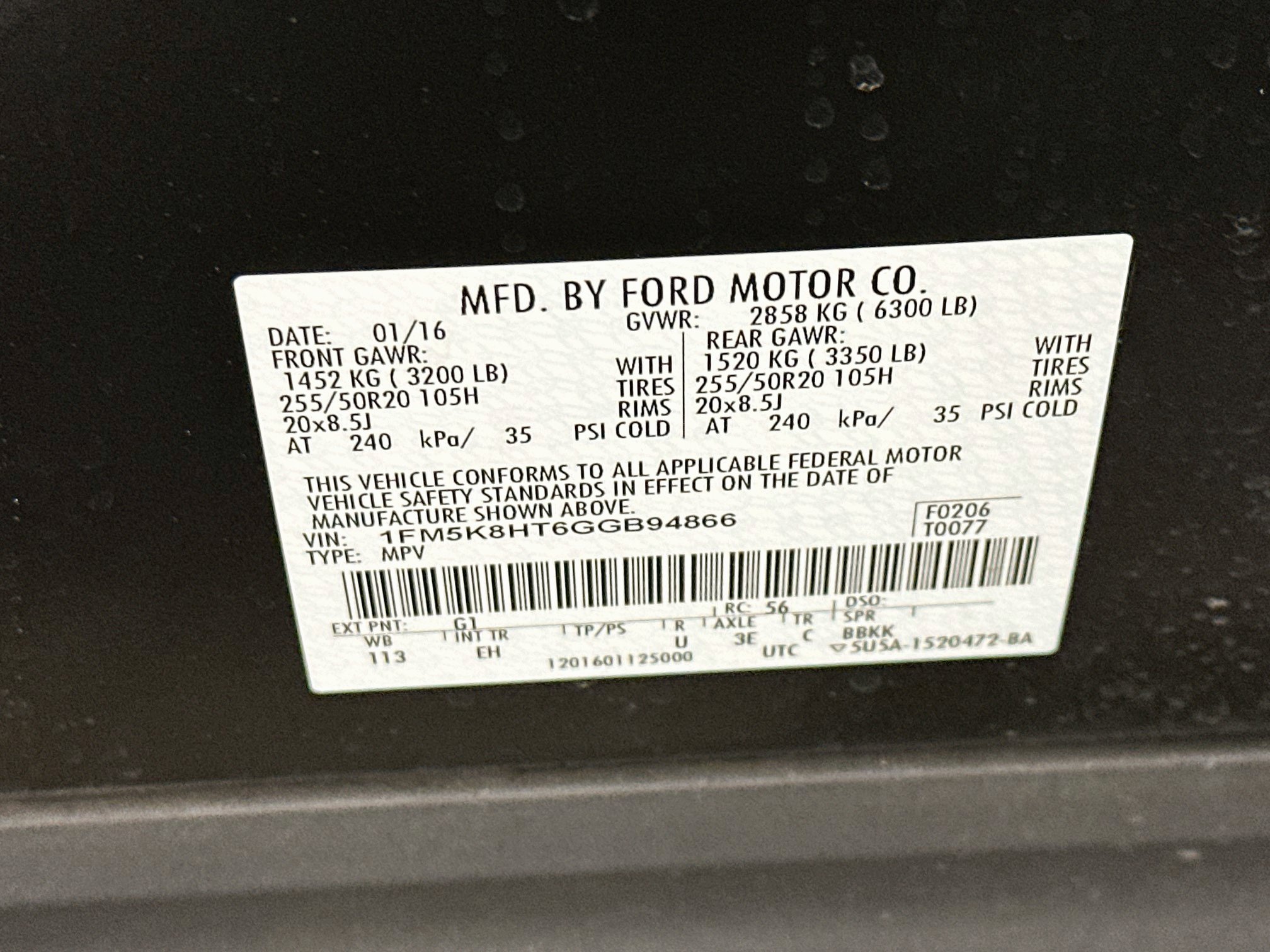 Used 2016 Ford Explorer Platinum AWD/4WD image 12