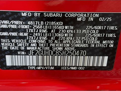 Used 2025 Subaru Crosstrek 2.0i Premium AWD/4WD image 28