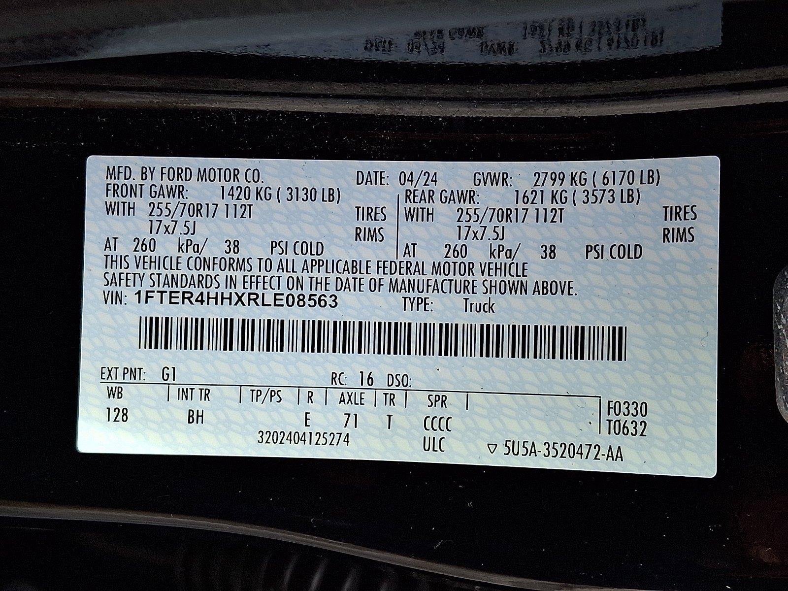 Certified 2024 Ford Ranger XLT AWD/4WD image 28