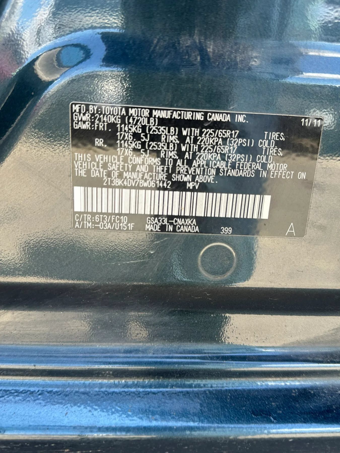 Used 2011 Toyota RAV4 4WD V6 w/ Tow Prep Pkg image 14