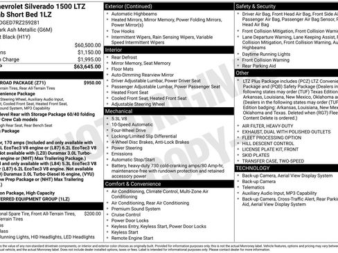 Used 2024 Chevrolet Silverado 1500 LTZ w/ Z71 Off-Road Package AWD/4WD image 32