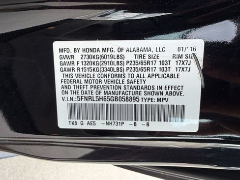 Used 2016 Honda Odyssey EX-L image 25
