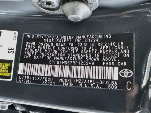 Used 2024 Toyota Corolla LE FWD image 24