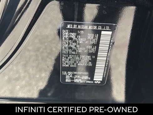 Certified 2025 INFINITI QX80 Luxe AWD/4WD image 29