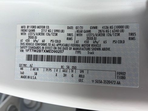 Certified 2021 Ford F250 Lariat image 9