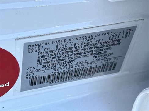 Certified 2025 Nissan Sentra S image 45