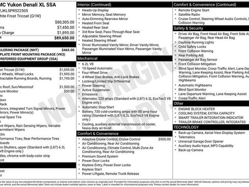Used 2023 GMC Yukon XL Denali w/ Max Trailering Package AWD/4WD image 9