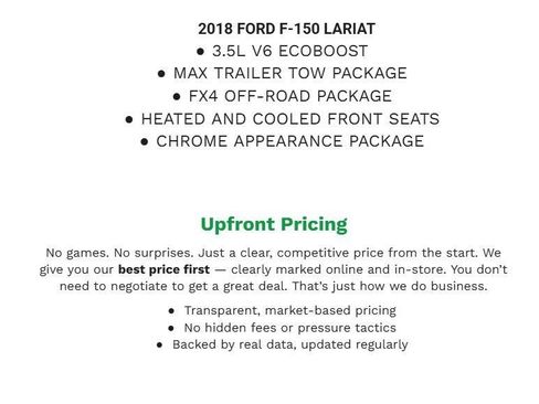Used 2018 Ford F150 Lariat AWD/4WD image 2