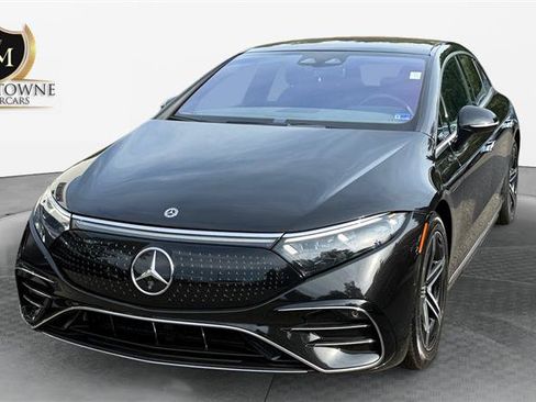 Used 2023 Mercedes-Benz EQS 450+ 4MATIC Sedan w/ AMG Line Exterior Package image 1