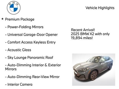 Used 2025 BMW X2 xDrive28i w/ Premium Package AWD/4WD image 4