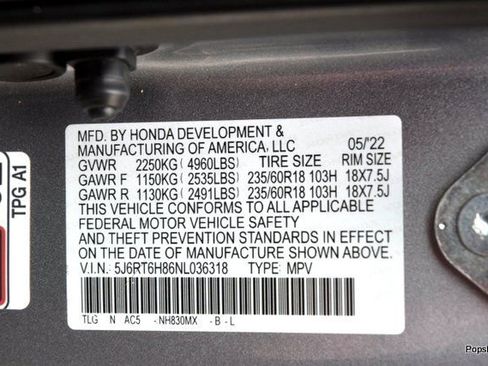 Used 2022 Honda CR-V EX-L image 22