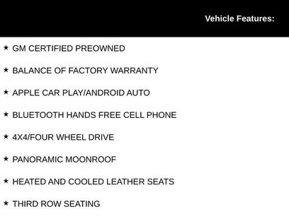 Certified 2021 Chevrolet Tahoe High Country w/ Premium Package