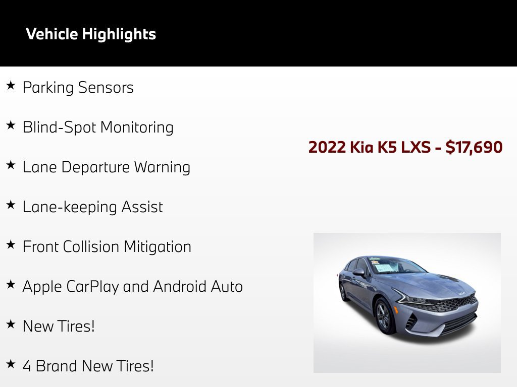 Used 2022 Kia K5 LXS FWD image 53