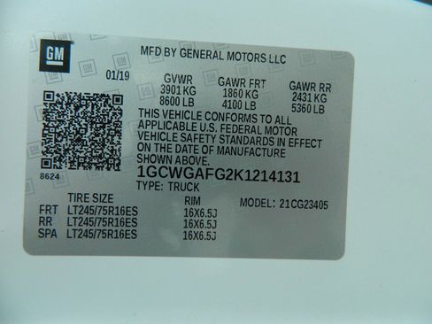 Used 2019 Chevrolet Express 2500 w/ Communications Package image 24