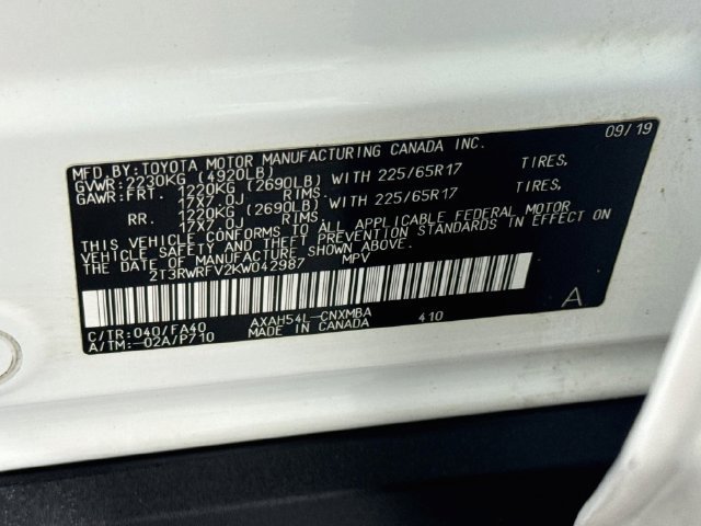 Certified 2019 Toyota RAV4 XLE w/ Convenience Package AWD/4WD image 34