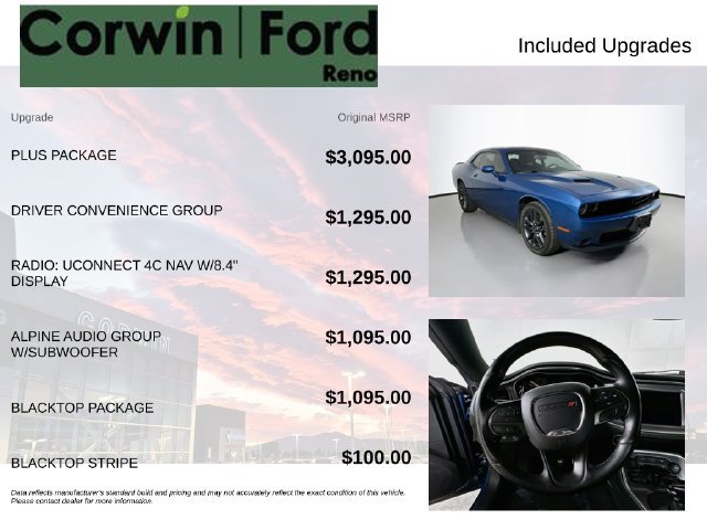 Used 2021 Dodge Challenger SXT w/ Plus Package AWD/4WD image 3