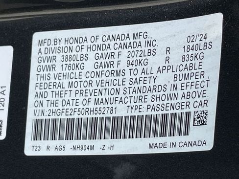 Used 2024 Honda Civic Sport image 29