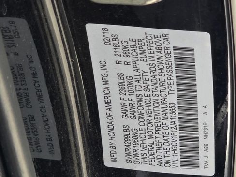 Used 2018 Honda Accord LX image 21
