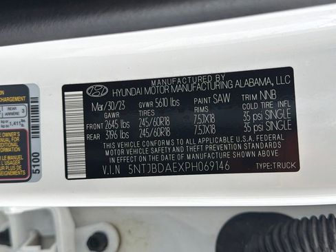 Used 2023 Hyundai Santa Cruz SEL w/ Cargo Package image 29