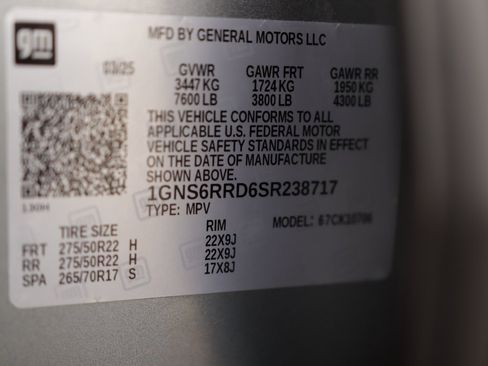 Used 2025 Chevrolet Tahoe RST w/ Comfort Package image 46