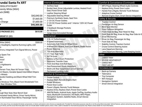New 2026 Hyundai Santa Fe XRT w/ Tow & Go Package AWD/4WD image 8