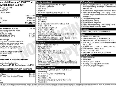 Used 2024 Chevrolet Silverado 1500 LT Trail Boss w/ Convenience Package II image 27