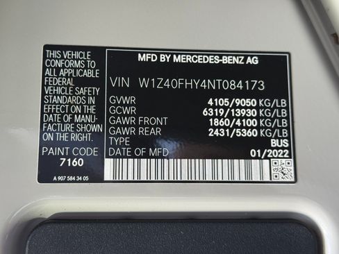 Used 2022 Mercedes-Benz Sprinter 2500 image 39