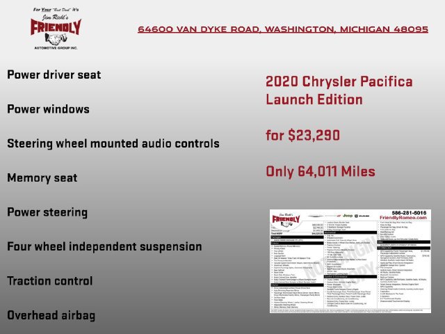 Used 2020 Chrysler Pacifica Touring-L AWD/4WD image 7