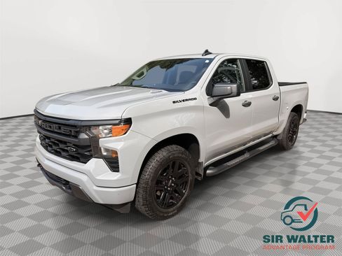 Used 2024 Chevrolet Silverado 1500 Custom w/ Turbomax Blackout Package RWD image 1