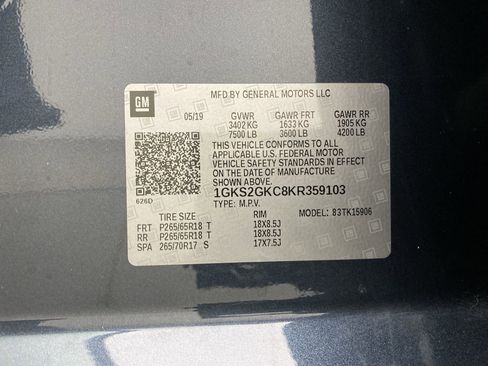 Used 2019 GMC Yukon XL SLT w/ Open Road Package AWD/4WD image 28