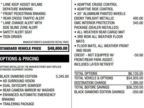 Certified 2023 GMC Acadia Denali w/ Black Diamond Edition image 2