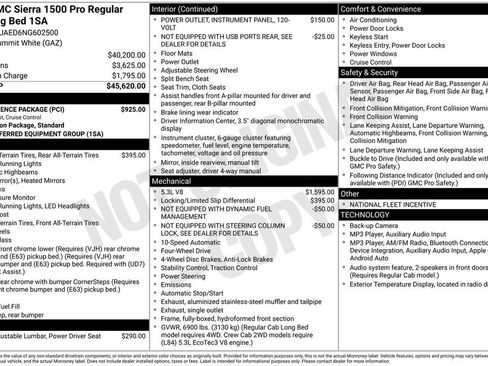 Used 2022 GMC Sierra 1500 Pro w/ Convenience Package AWD/4WD image 22