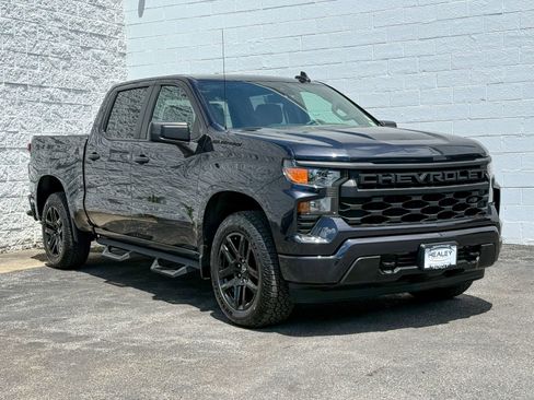 Certified 2023 Chevrolet Silverado 1500 Custom w/ LPO, Dark Essentials Package AWD/4WD image 1