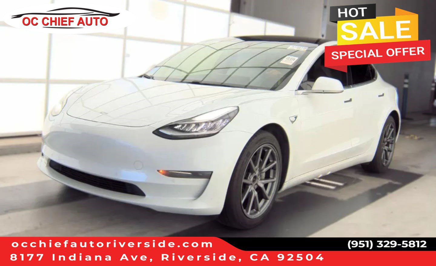 Used 2019 Tesla Model 3 Long Range AWD/4WD image 1