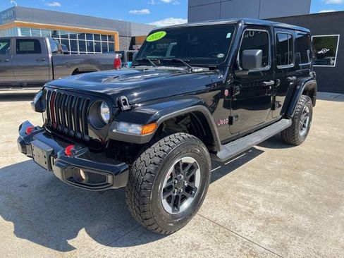 Used 2021 Jeep Wrangler Unlimited Rubicon w/ Uconnect 4C Nav & Sound Group AWD/4WD image 3