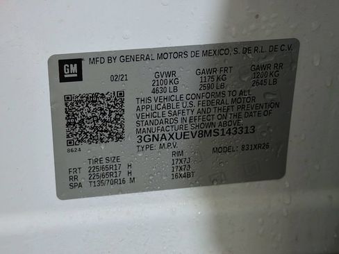 Used 2021 Chevrolet Equinox LT AWD/4WD image 35