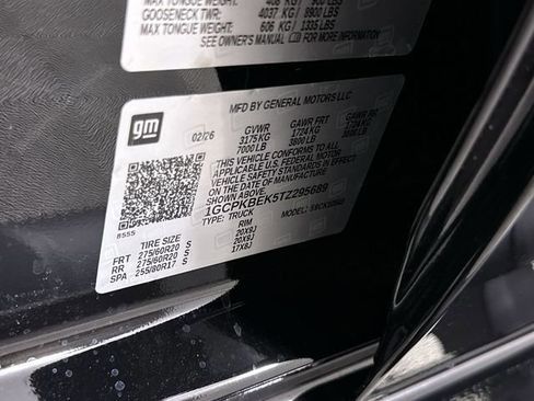 New 2026 Chevrolet Silverado 1500 Custom w/ Turbomax Blackout Package image 34