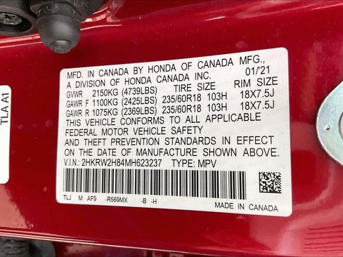 Used 2021 Honda CR-V EX-L image 34