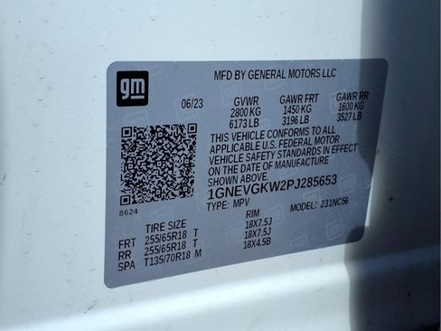 Used 2023 Chevrolet Traverse LT AWD/4WD image 23