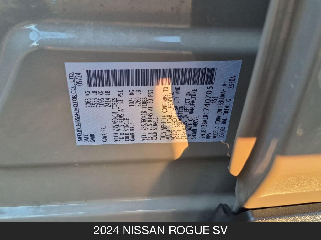 Certified 2024 Nissan Rogue SV w/ SV Premium Package FWD image 26