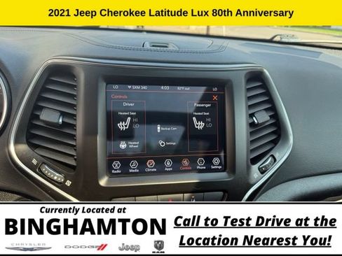 Used 2021 Jeep Cherokee Latitude Lux 80th Anniv w/ Quick Order Package 26U 80TH AWD/4WD image 17