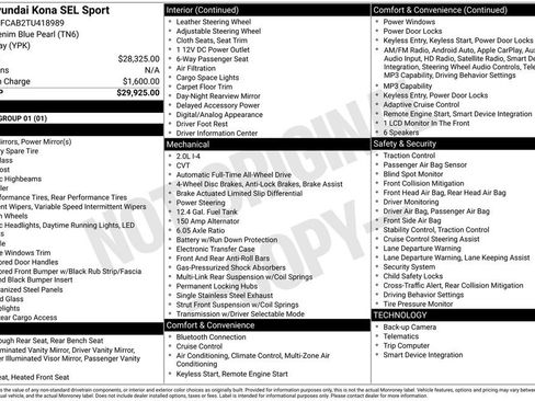 New 2026 Hyundai Kona SEL Sport AWD/4WD image 25