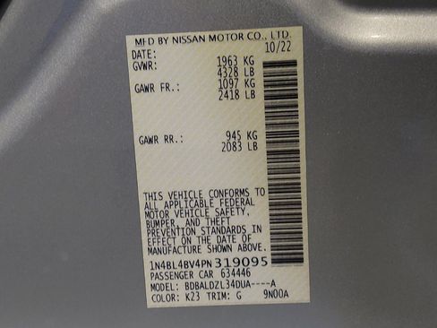 Used 2023 Nissan Altima 2.5 S FWD image 33