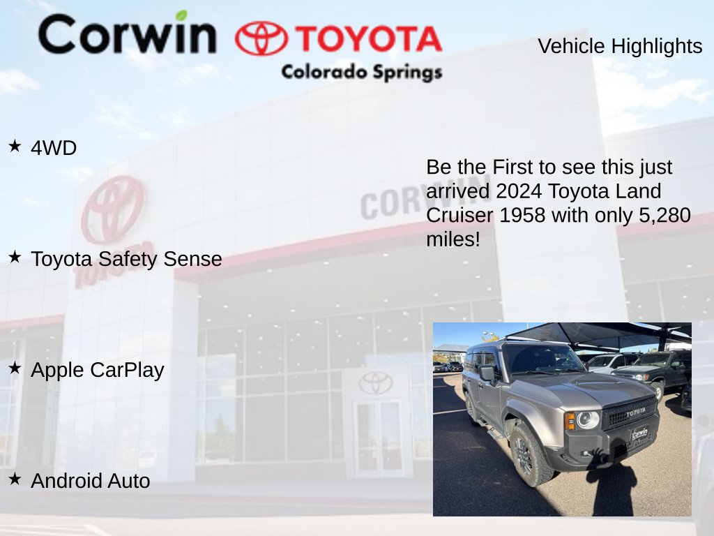 Used 2024 Toyota Land Cruiser 1958 AWD/4WD image 4