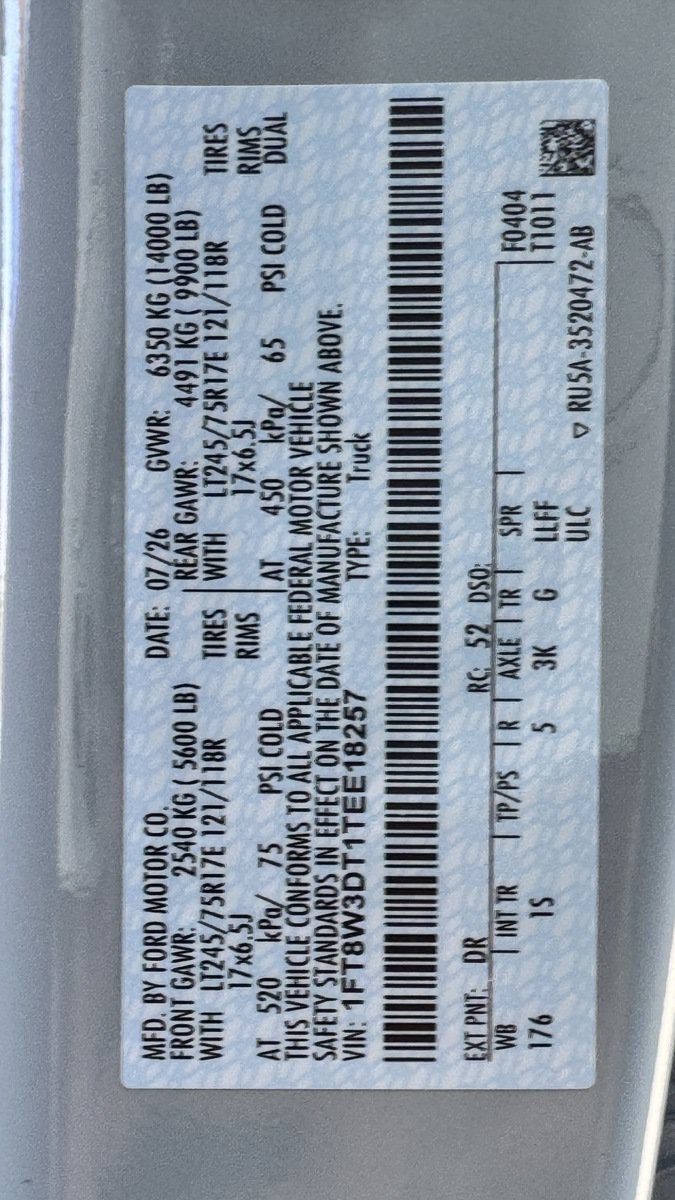 New 2026 Ford F350 XL w/ STX Appearance Package AWD/4WD image 14