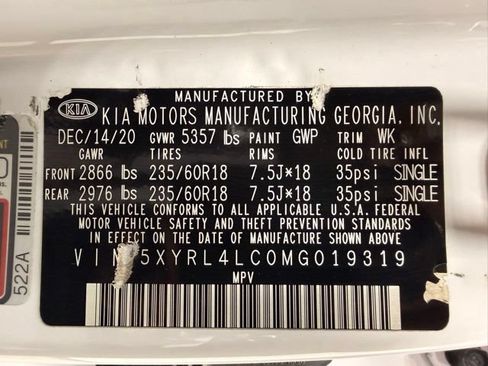 Used 2021 Kia Sorento S w/ Panoramic Sunroof Package FWD image 44