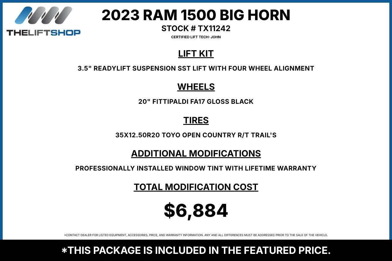 Used 2023 RAM 1500 Big Horn AWD/4WD image 3